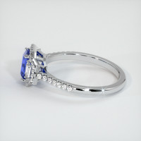 0.89 Ct. Blue Sapphire Ring, Platinum 950 4