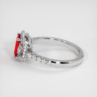 1.20 Ct. Ruby Ring, Platinum 950 4