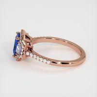 1.20 Ct. Blue Sapphire Ring, 14K Rose Gold 4