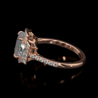 1.15 Ct. Gemstone Ring, 14K Rose Gold 4