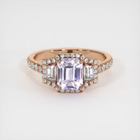 2.01 Ct. Pink Sapphire Ring, 14K Rose Gold 1