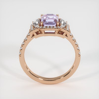 2.01 Ct. Pink Sapphire Ring, 14K Rose Gold 3