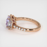 2.01 Ct. Pink Sapphire Ring, 14K Rose Gold 4