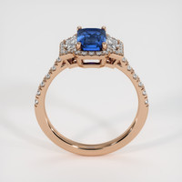2.07 Ct. Bi Color Sapphire Ring, 14K Rose Gold 3