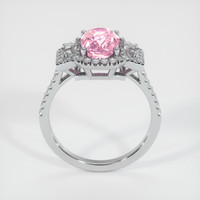 2.73 Ct. Pink Sapphire Ring, 14K White Gold 3