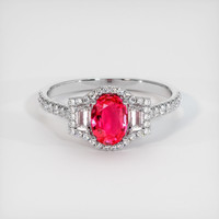 Ruby Ring 0.91 Ct., 14K White Gold Preview