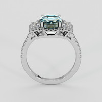 3.02 Ct. Bi Color / Parti Sapphire Ring, 14K White Gold 3