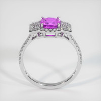 1.23 Ct. Purple Sapphire Ring, 14K White Gold 3