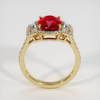 3.07 Ct. Ruby Ring, 14K Yellow Gold 3