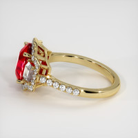 3.07 Ct. Ruby Ring, 14K Yellow Gold 4