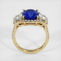 4.43 Ct. Sapphire Ring, 18K Yellow Gold 3