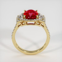 3.07 Ct. Ruby Ring, 18K Yellow Gold 3