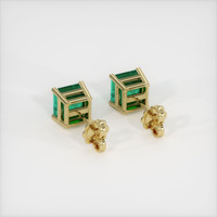 Emerald Earrings 1.80 Ct.Tw.Total Carat Weight, 18K Yellow Gold Preview
