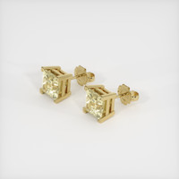 <span>0.73</span>&nbsp;<span class="tooltip-light">Ct.Tw.<span class="tooltiptext">Total Carat Weight</span></span> Sapphire Earrings, 18K Yellow Gold 2