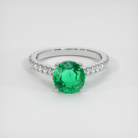 1.87 Ct. Emerald Ring, Platinum 950 1