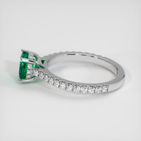 1.17 Ct. Emerald Ring, Platinum 950 4