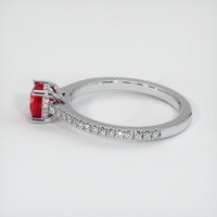 1.09 Ct. Ruby Ring, Platinum 950 4