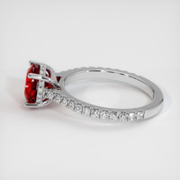 2.57 Ct. Ruby Ring, Platinum 950 4