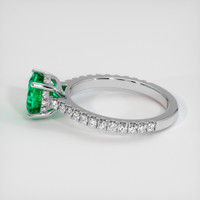 1.57 Ct. Emerald Ring, Platinum 950 4