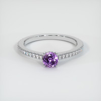0.44 Ct. Sapphire Ring, Platinum 950 1