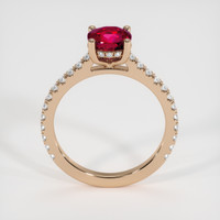 1.56 Ct. Ruby Ring, 14K Rose Gold 3