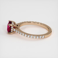 1.56 Ct. Ruby Ring, 14K Rose Gold 4