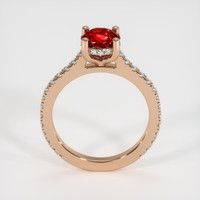 1.68 Ct. Ruby Ring, 14K Rose Gold 3