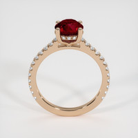 2.01 Ct. Ruby Ring, 14K Rose Gold 3