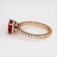 2.57 Ct. Ruby Ring, 14K Rose Gold 4