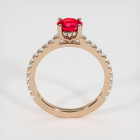 1.02 Ct. Ruby Ring, 14K Rose Gold 3