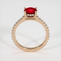 1.64 Ct. Ruby Ring, 14K Rose Gold 3