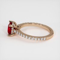 1.64 Ct. Ruby Ring, 14K Rose Gold 4