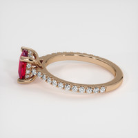 1.62 Ct. Ruby Ring, 14K Rose Gold 4