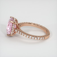 3.61 Ct. Pinkish Purple Sapphire Ring, 14K Rose Gold 4