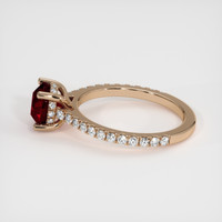 2.01 Ct. Ruby Ring, 18K Rose Gold 4