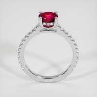 1.56 Ct. Ruby Ring, 10K White Gold 3