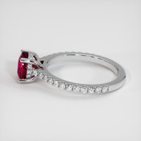 1.56 Ct. Ruby Ring, 10K White Gold 4