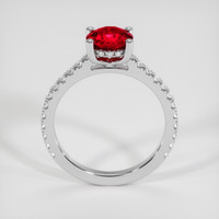1.64 Ct. Ruby Ring, 10K White Gold 3