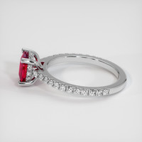 1.62 Ct. Ruby Ring, 10K White Gold 4