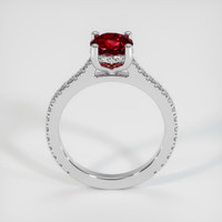 1.17 Ct. Ruby Ring, 14K White Gold 3