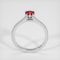 Ruby Ring 0.72 Ct. 14K White Gold Preview