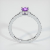 0.44 Ct. Sapphire Ring, 14K White Gold 3