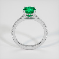 1.20 Ct. Emerald Ring, 18K White Gold 3