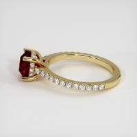 2.01 Ct. Ruby Ring, 10K Yellow Gold 4