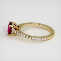 1.56 Ct. Ruby Ring, 14K Yellow Gold 4