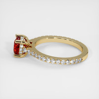 1.68 Ct. Ruby Ring, 14K Yellow Gold 4