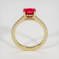 1.22 Ct. Ruby Ring, 14K Yellow Gold 3