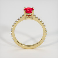 1.02 Ct. Ruby Ring, 14K Yellow Gold 3