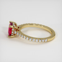 1.62 Ct. Ruby Ring, 14K Yellow Gold 4