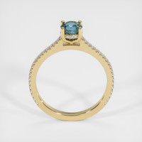 0.57 Ct. Sapphire Ring, 14K Yellow Gold 3